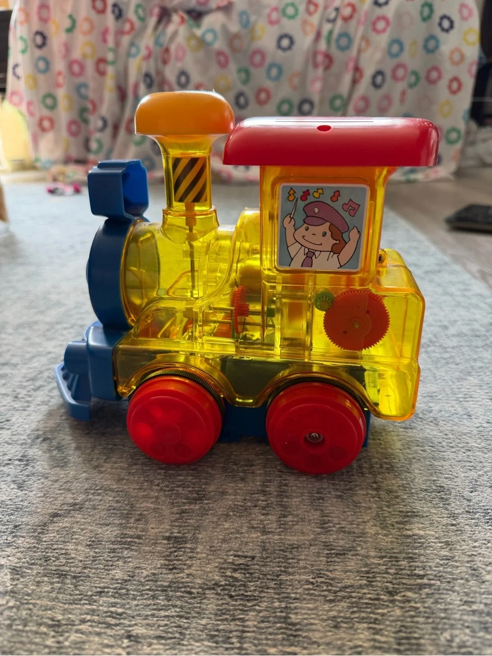 See through yellow train- tested - does not work- can be used for display